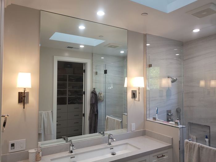 Custom bathroom vanity mirror Charlotte NC